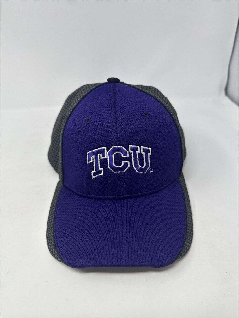 TCU College Hat Blue And Grey Richardson Adjustable Hat